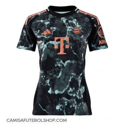 Camisa de time de futebol Bayern Munich Dayot Upamecano #2 Replicas 2º Equipamento Feminina 2024-25 Manga Curta Camisa de time de futebol Bayern Munich Dayot Upamecano #2 Replicas 2º Equipamento Feminina 2024-25 Manga Curta